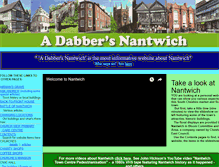 Tablet Screenshot of dabbersnantwich.me.uk